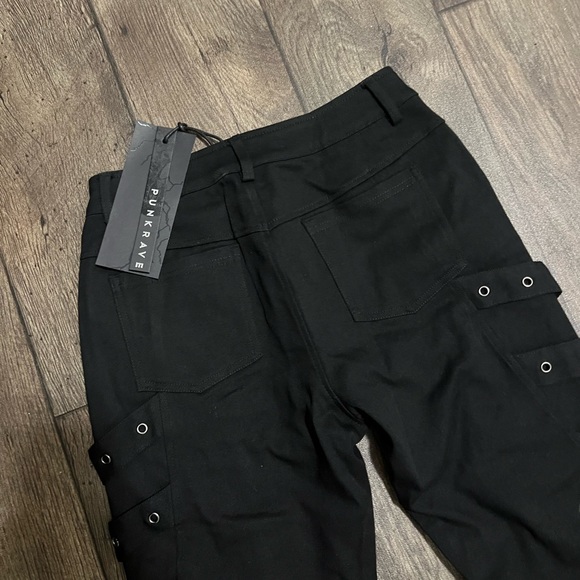 Punk Rave Faux Fur Splice Pants - Picture 5 of 7